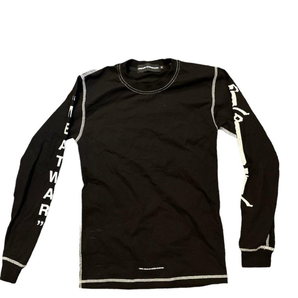 United Standard X Virgil Abloh Off White "We At WAR" Long Sleeve T Shirt